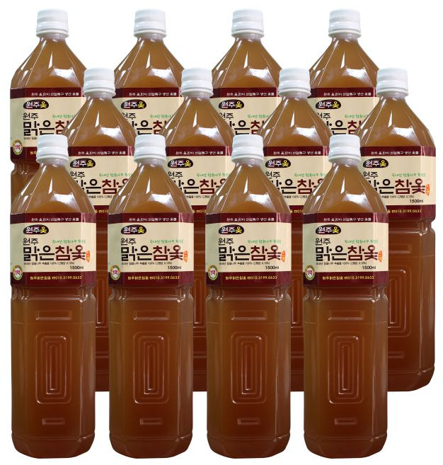 원주맑은참옻진액 1500ml 국산 참옻나무, 1.5L, 12개