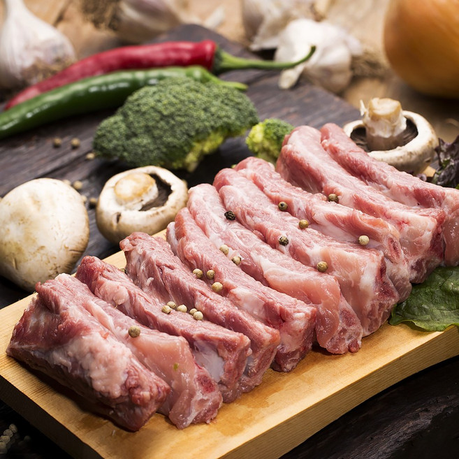 한돈명가 국내산 돈등갈비 500g, 1개