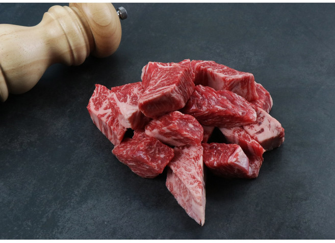 [1++등급 한우] No7.8/투뿔 큐브등심 프리미엄 구이용 국내산 1++ 투쁠한우, 150g, 6개