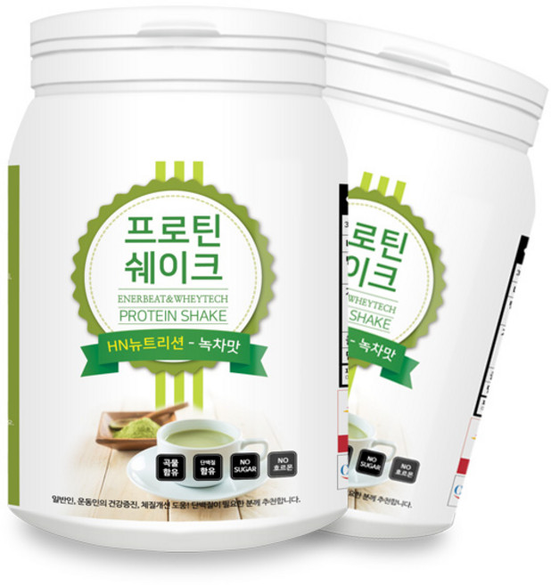 1+1 HN뉴트리션 단백질쉐이크 600g 4종/프로틴 선식 식사대용 보충제, 2개, HN 프로틴쉐이크(녹차맛), HN 프로틴쉐이크(녹차맛)