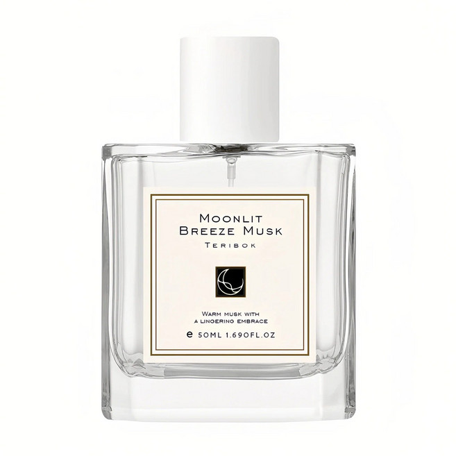 Moonlit musk 클린 화이트머스크 향수 여성 향수 1위 우디향 머스크향 니치향수 솝향 피치 오 드 퍼퓸 무성별 향수 추천 중성적인 향수 베스트 여자들이 좋아하는 남자향수, 1개, 50ml