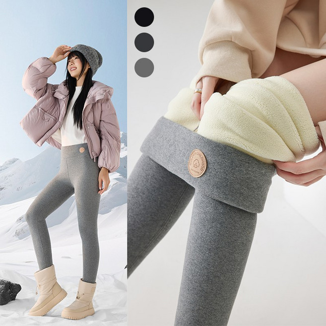 스타일닥터 여성 겨울 융털 기모 레깅스 스키니 하이웨스트 힙업 보온 솜바지