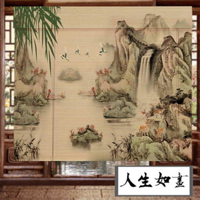 MGT 美格特 竹簾捲簾窗簾, 人生如畫,產品聯繫客服提供尺寸