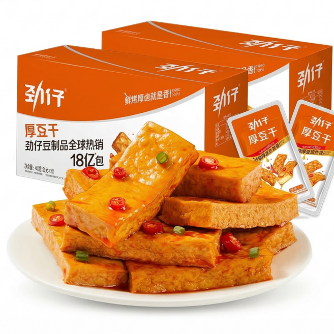 두툼 두부 매콤 고소 향라맛 소포장, 1개, 20g