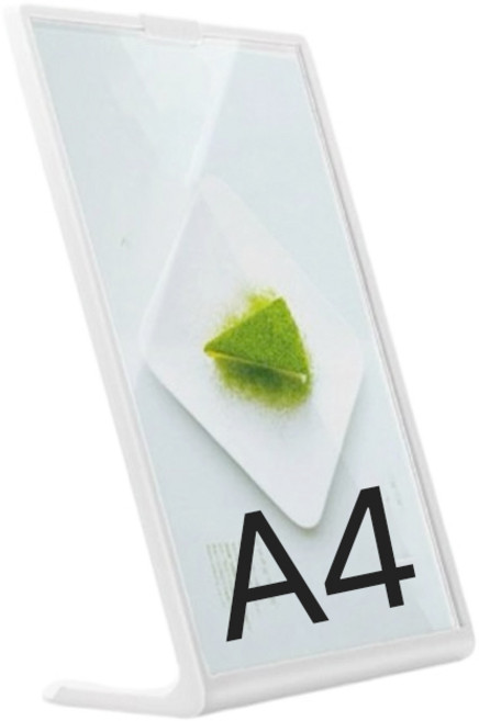 마벨인홈 아크릴 메뉴판 가격표 스탠드 POP 꽂이 L형 액자, 1개