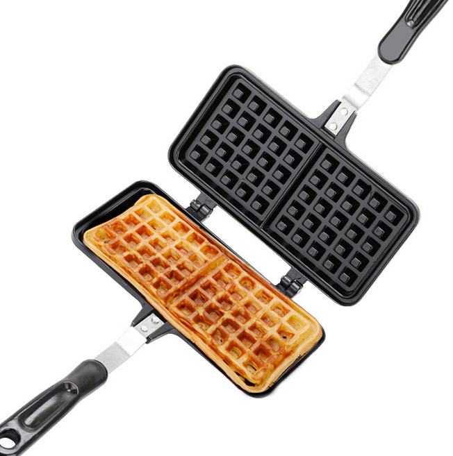 조리일기 쌍두 손대지않다 와플팬, 1개, 21 × 11 cm