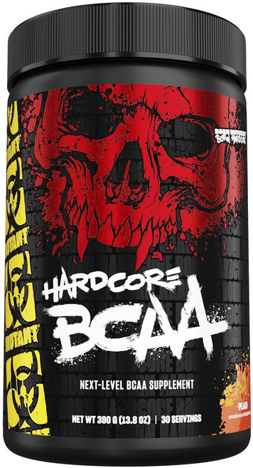 뮤턴트 하드코어 Next-Level BCAA 서플먼트 피치 맛, 1개