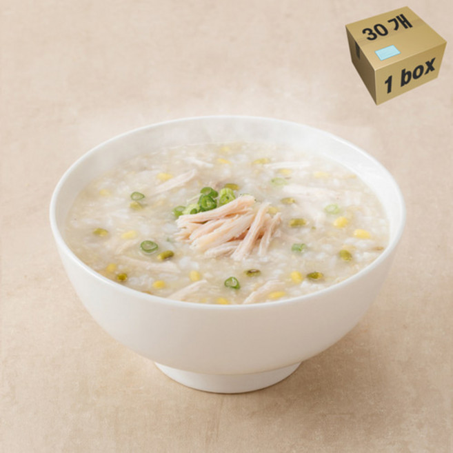 섬죽 닭녹두죽 1box (300g x30개), 300g, 30개