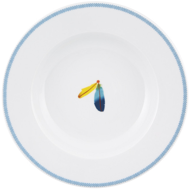 비스타 알레그레 드림캐쳐 포르투갈 도자기 플레이트 접시 4type 택1, 드림캐쳐 수프 플레이트 24cm, 1개