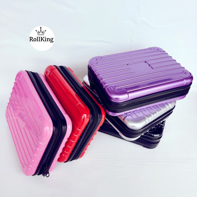 [롤킹] 미쏠 미용 가위집 뷰티박스 캐리어 중간사이즈 5컬러, 레드, 1개