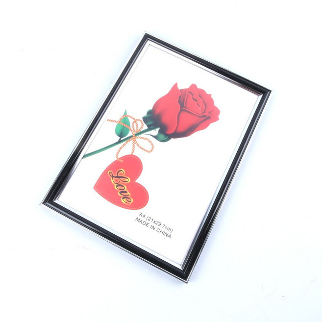 VergHatia 투명 아크릴 액자 스탠드형 인테리어 사진액자, 1개, 투명색