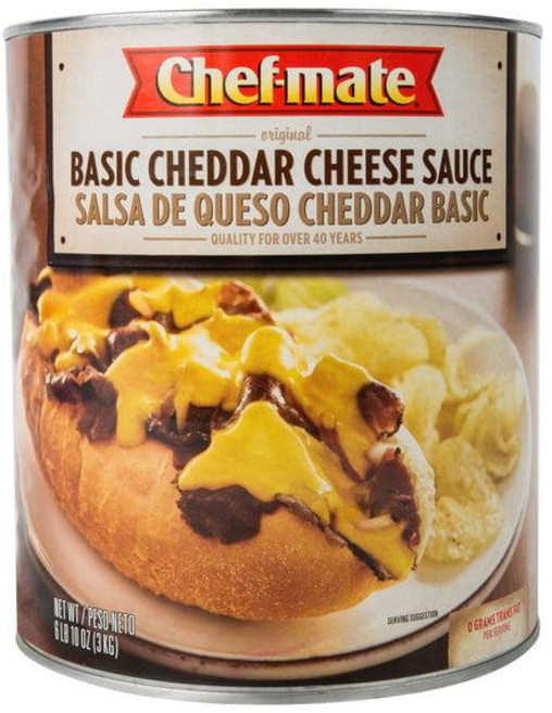Chef-Mate 캔 베이직 체다 치즈 소스 3kg, 4개