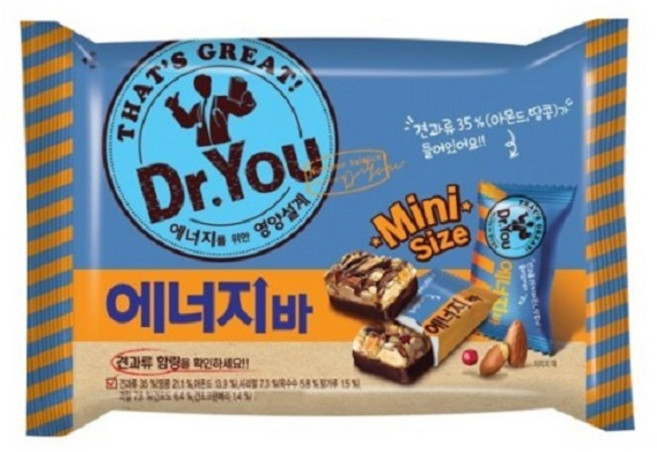 오리온 닥터유 에너지바 미니 330g, 1개