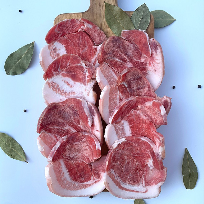 오겹뽈항정살 한돈 냉동 뽈항정 설하살 뒷고기 스킨포장 띵작상점, 2개, 450g