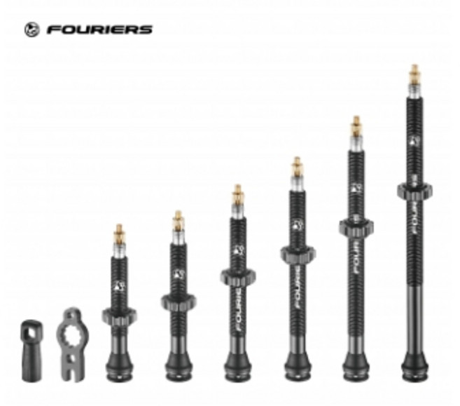 FOURIERS 無內胎氣嘴 - 47/52/62/72/87/107長度可選, 1個