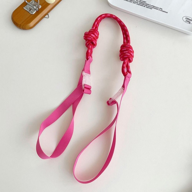 니트 작은 가방 확장 손목 다채로운 당겨 버튼 케이스 어깨 스트랩 한국어 패션, 05 10