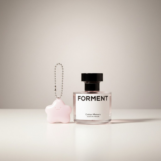 (정품)forment 포맨트 시그니처 퍼퓸 코튼메모리 기획(+퍼퓸밤키링), 1개, 50ml