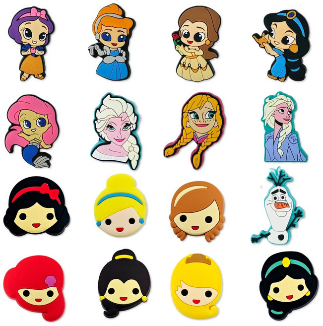 젤리포크 공주 백설 신데렐라 엘사 안나 인어 파츠 참 신발 악세사리 실내화 꾸미기