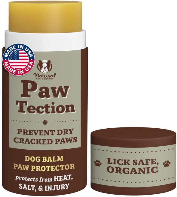 강아지용 발 보호 밤 스틱 (56.7그램) 올 내추럴 핥아 Natural Dog Company PawTection Balm for Dogs – Winter Paw Protecti, Stick - 2 oz. - 쿠팡