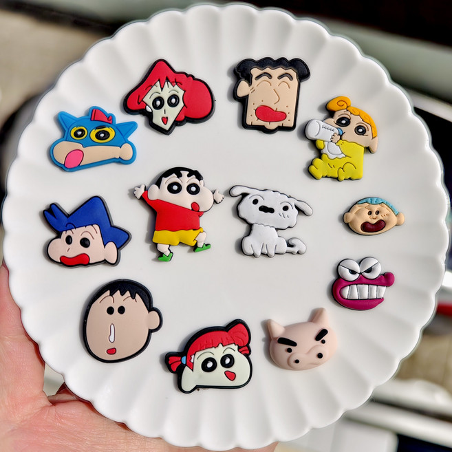 못말리는 온가족 신발꾸미기 파츠 12PCS 세트