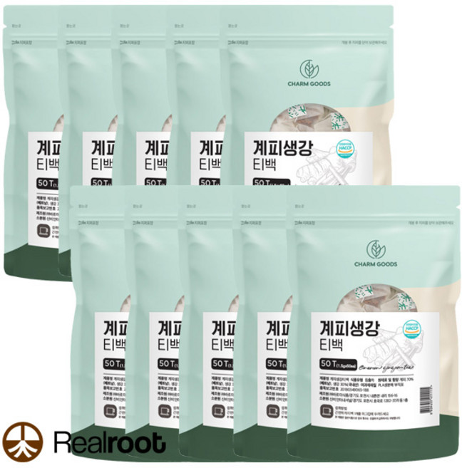 계피생강차 티백 50개입 10팩, 1.5g, 10개