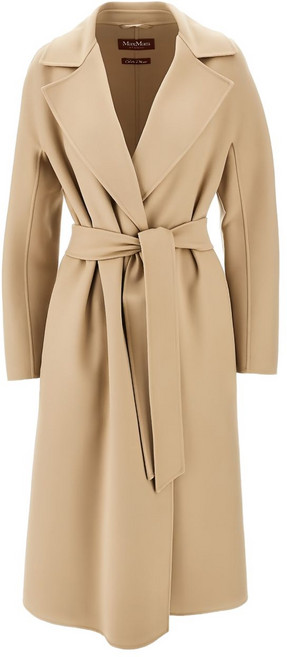 막스마라 타이 웨이스트 코트