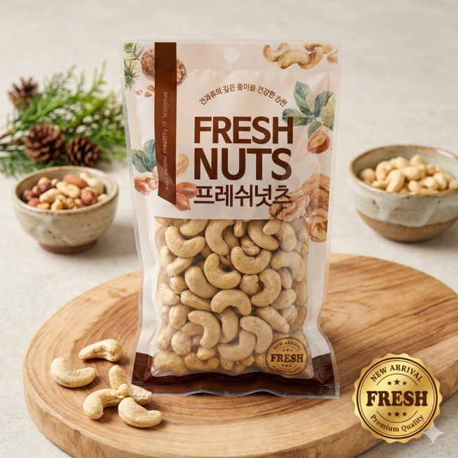 프리미엄 캐슈넛 견과류 건강 간식 너트, 1개, 300g