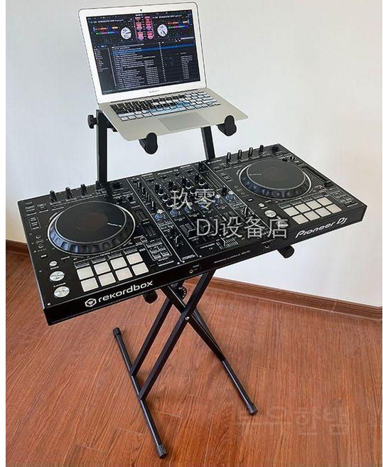 DJ컨트롤러 디제잉기계 거치대 콘솔 스탠드 받침, 단일 튜브