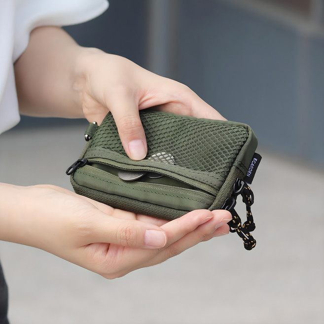 에가든 트래블러 월렛 여행용 나일론 카드 지퍼 지갑