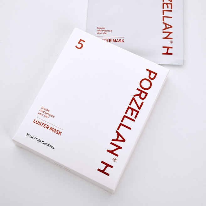 포젤란H 러스터 마스크 26mL X 5ea, 1개, 5개입