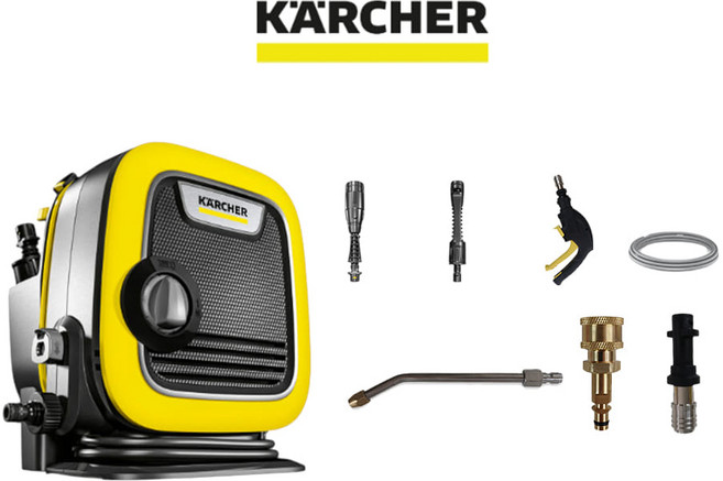 카처 고압세척기 K미니 원터치 풀세트 에어컨청소 세차 계단 곰팡이