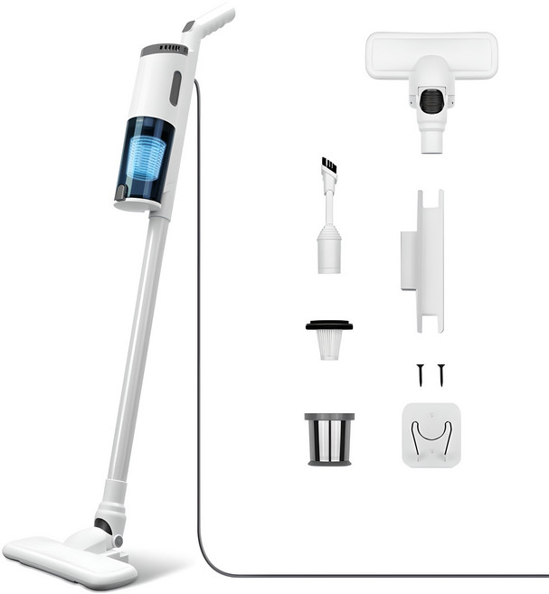 HOMELIA Room Guard 有線吸塵器, HA-13KW, 白色