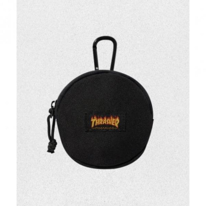 트래셔 THRASHER 서클 미니 케이스 블랙/레드 176092