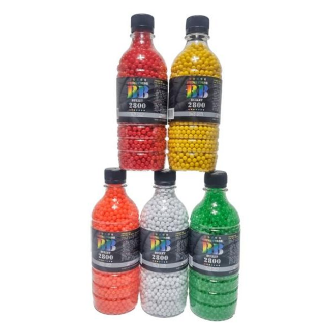 비비탄 프라임컬러 BB 총알 BULLET 2800 5색 High Grade 6mm, 본상품