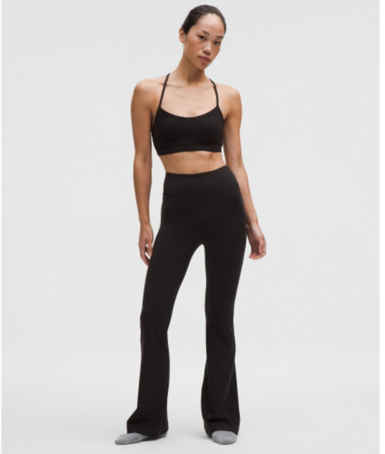 룰루레몬 LULULEMON 그루브 하이라이즈 플레어드 팬츠 웜 *아시아 핏 BLK LW5INZA-0001 156989