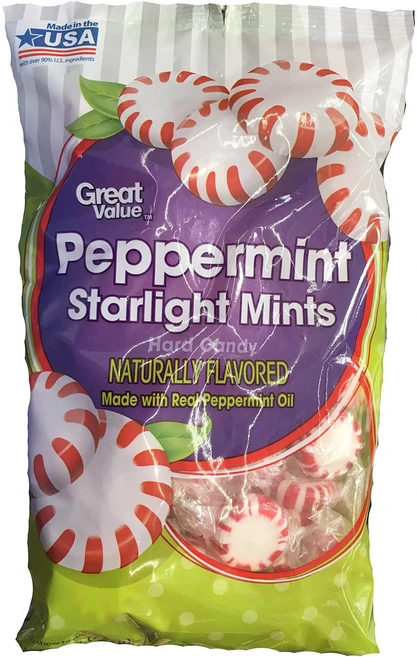 그레이트 밸류 스타라이트 민트 페퍼민트 하드 캔디 283g 그레이트 밸류 스타라이트 민트 페퍼민트 하드 캔디 283g, 1개 - 쿠팡