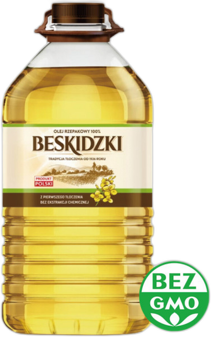베스키스키 NON GMO 압착 카놀라유 식용유, 1개, 5L