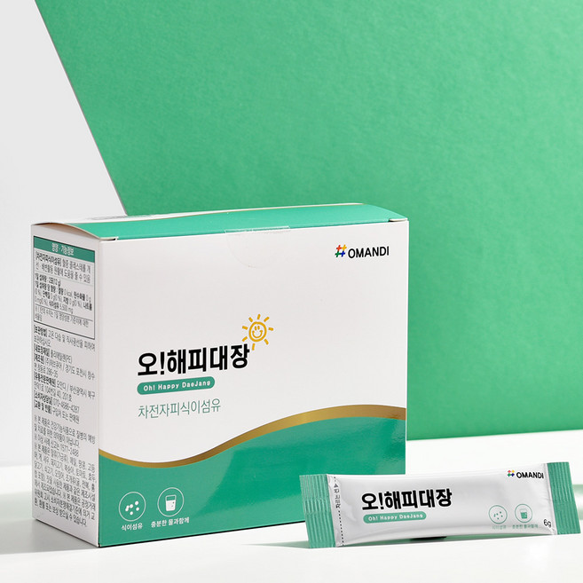 쾌변에는 장에 좋은 오!해피대장, 2개, 180g