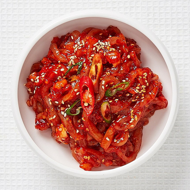 정래윤의오늘반찬 가정식 수제반찬 국내산마늘+청양고추 들어간 저염숙성 오징어젓 150g, 1개