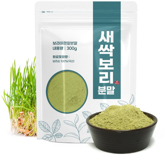 자연초 새싹보리 분말 가루 300g, 1개