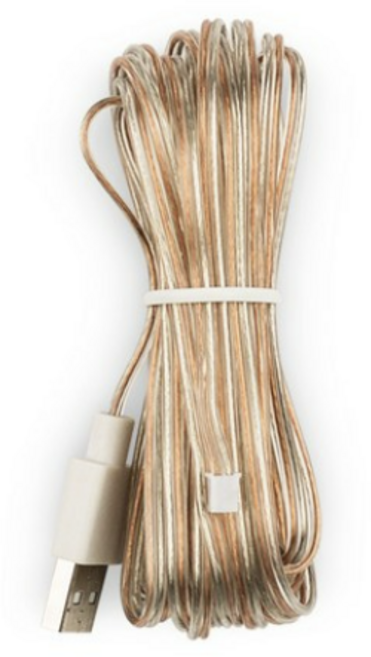 플라이토 루나리스 벽시계 케이블 5m, 혼합색상