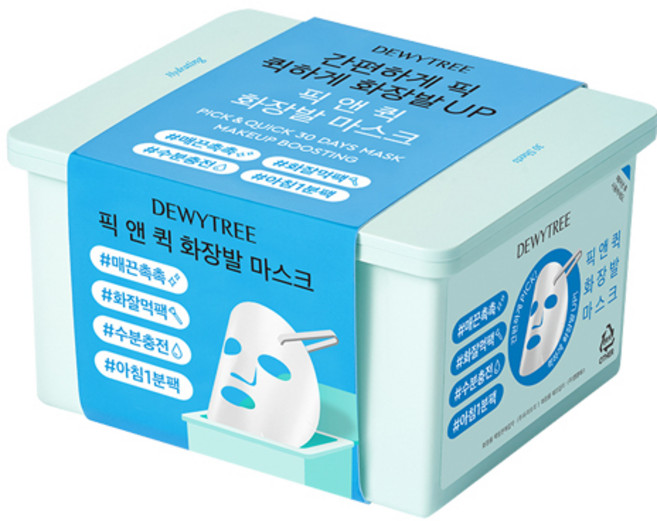 듀이트리 픽앤퀵 뽑아쓰는 화장발 마스크 팩, 30개입, 1개