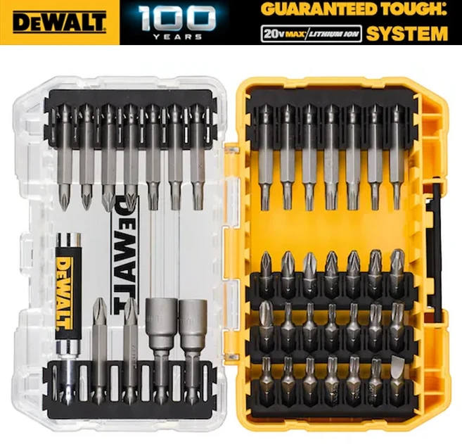 Dewalt 40피스 임팩트 스크루드라이버 비트 세트(터프 케이스 포함) TStak 캐디 드릴 액세서리 DT70705, 01 DT70705, 01 China Mainland