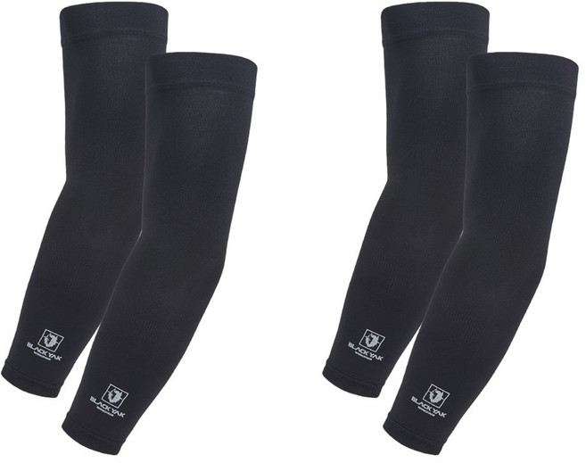 블랙야크 1+1 쿨토시 팔토시, 블랙+블랙, 2개