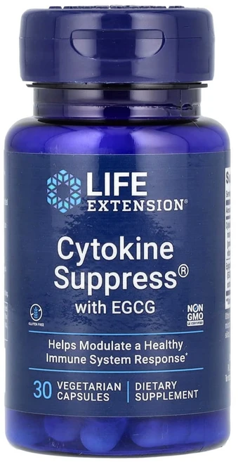 Life Extension 시토카인 서프레스 with EGCG 베지테리안 캡슐, 1개, 30정 - 쿠팡