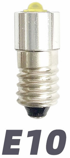 BA9S P13.5S E10 DC 6-24V 5W 고전력 LED 손전등 교체 전구 1SMD 3535 비상 작업 램프 횃불, 02 E10, 01 Warm White, 1개