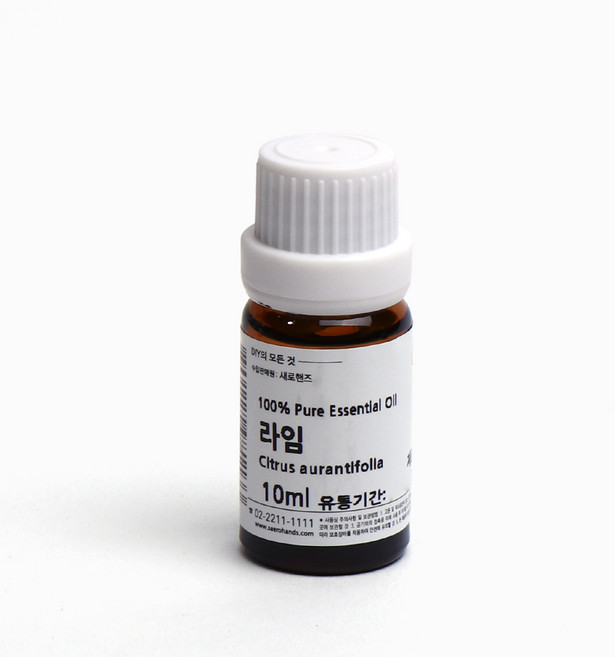 새로핸즈 천연 아로마 에센셜오일 라임오일 10ml, 단품, 1개