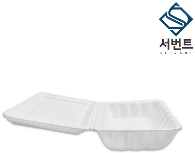 풍원PSP트레이 통닭소 용기 150개 찐빵 왕만두 통닭 치킨 포장 용기 뚜껑 일체형, 1박스