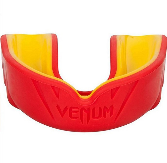 VENUM Challenger 毒液 護齒 運動牙套 - 拳擊、格鬥專業防護, 紅/黃, 1個