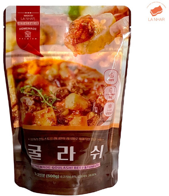 라냐 헝가리안 굴라쉬 비프스튜, 1개, 500g